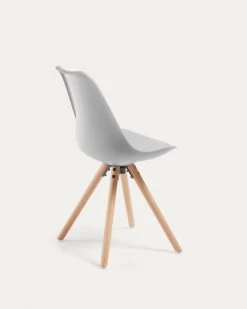 Grey And Natural Ralf Chair | Kave Home -Quality Furniture Store EC005S14 1V03