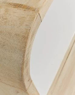 Georg 40 X 60 5 Cm Bedside Table Natural And White | Kave Home 12 Georg 40 X 60 5 Cm Bedside Table Natural And White | Kave Home -Quality Furniture Store GE001M33 1D02