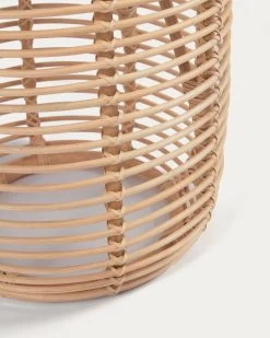 Round Kohana Side Table In Rattan With Natural Finish Ã 45 Cm | Kave Home -Quality Furniture Store IT0017FN46 1D02