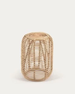 Round Kohana Side Table In Rattan With Natural Finish Ã 45 Cm | Kave Home