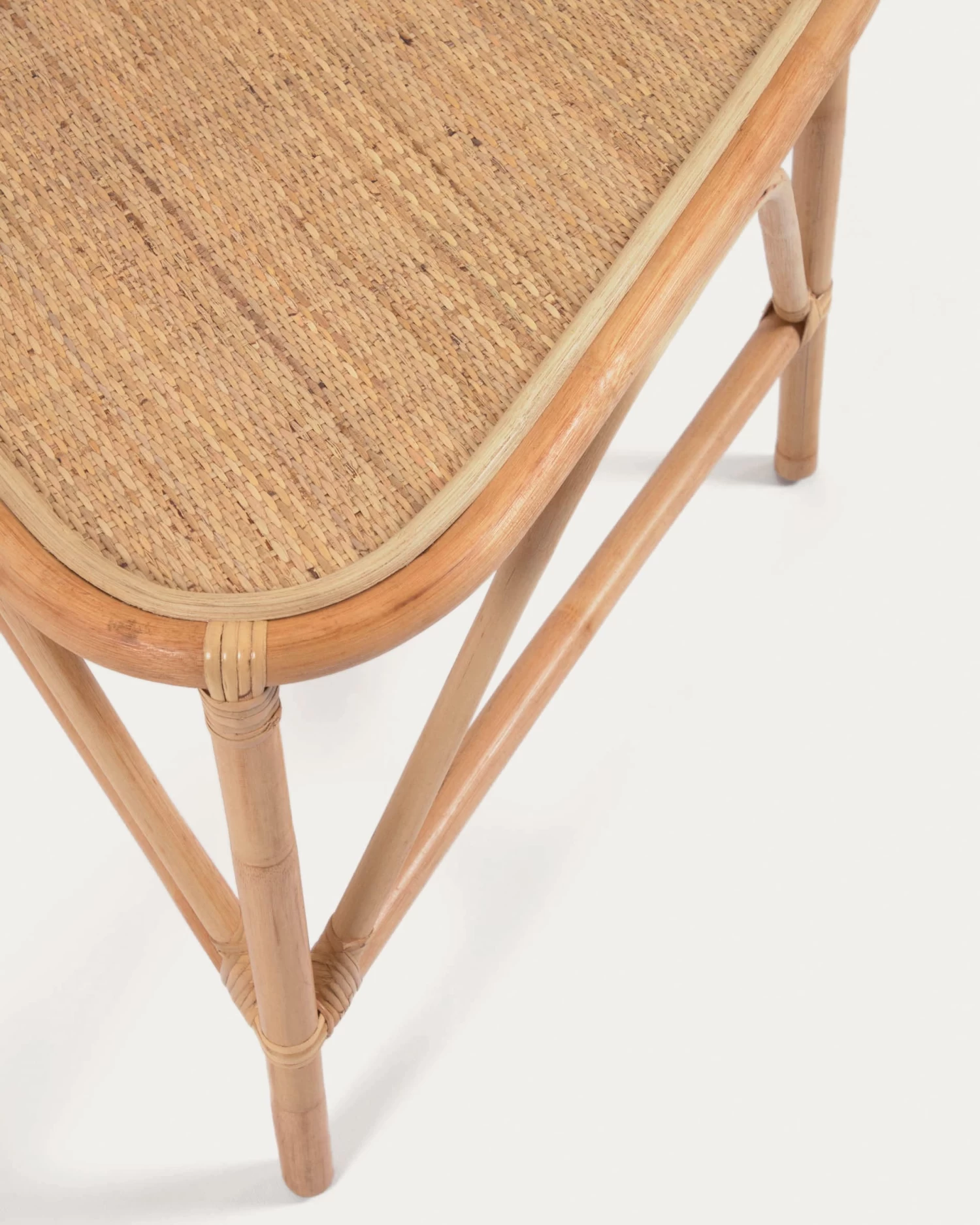 Queenie Set Of 2 Rattan Side Tables With Natural Finish 65 X 53 Cm And 50 X 42 Cm | Kave Home 5 Queenie Set Of 2 Rattan Side Tables With Natural Finish 65 X 53 Cm And 50 X 42 Cm | Kave Home - Image 3