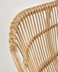 Mimosa Rattan Bench With A Natural Finish 114 Cm | Kave Home -Quality Furniture Store IT0043FN46 1D03