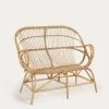 Mimosa Rattan Bench With A Natural Finish 114 Cm | Kave Home -Quality Furniture Store IT0043FN46 1V01