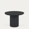 Taimi Round Outdoor Table Made Of Concrete With Black Finish à 110 Cm | Kave Home 1 Taimi Round Outdoor Table Made Of Concrete With Black Finish à 110 Cm | Kave Home -Quality Furniture Store IT0048PR01 1V01