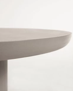 Taimi Round Concrete Outdoor Table Ã 110 Cm | Kave Home -Quality Furniture Store IT0048PR03 1D01