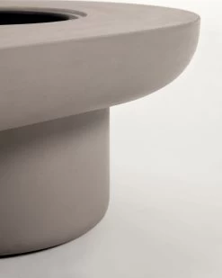 Taimi Concrete Outdoor Coffee Table Ã 140 X 60 Cm | Kave Home -Quality Furniture Store IT0049PR03 1D03