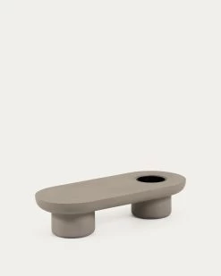 Taimi Concrete Outdoor Coffee Table Ã 140 X 60 Cm | Kave Home