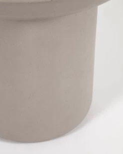 Taimi Concrete Round Outdoor Side Table Ã 50 Cm | Kave Home -Quality Furniture Store IT0051PR03 1D02