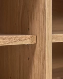 Rasha 3-door TV Stand In Oak Veneer With Natural Finish 160 X 45 Cm. | Kave Home 17 Rasha 3-door TV Stand In Oak Veneer With Natural Finish 160 X 45 Cm. | Kave Home -Quality Furniture Store IT0077M46A 1D03