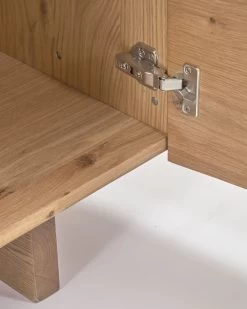 Rasha Sideboard With Oak Veneer With Natural Finish 180 X 71 Cm. | Kave Home 20 Rasha Sideboard With Oak Veneer With Natural Finish 180 X 71 Cm. | Kave Home -Quality Furniture Store IT0078M46A 1D06