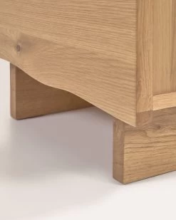 Rasha Bedside Table With Oak Veneer With Natural Finish 49 X 45 Cm. | Kave Home 16 Rasha Bedside Table With Oak Veneer With Natural Finish 49 X 45 Cm. | Kave Home -Quality Furniture Store IT0080M46A 1D02