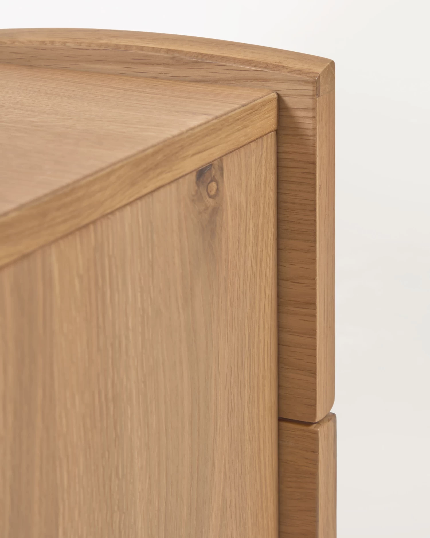 Rasha Bedside Table With Oak Veneer With Natural Finish 49 X 45 Cm. | Kave Home 10 Rasha Bedside Table With Oak Veneer With Natural Finish 49 X 45 Cm. | Kave Home - Image 8