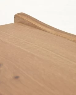 Rasha Bedside Table With Oak Veneer With Natural Finish 49 X 45 Cm. | Kave Home 20 Rasha Bedside Table With Oak Veneer With Natural Finish 49 X 45 Cm. | Kave Home -Quality Furniture Store IT0080M46A 1D05