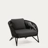 Branzie Armchair In Black Cord -Quality Furniture Store IT0285J15 1V01
