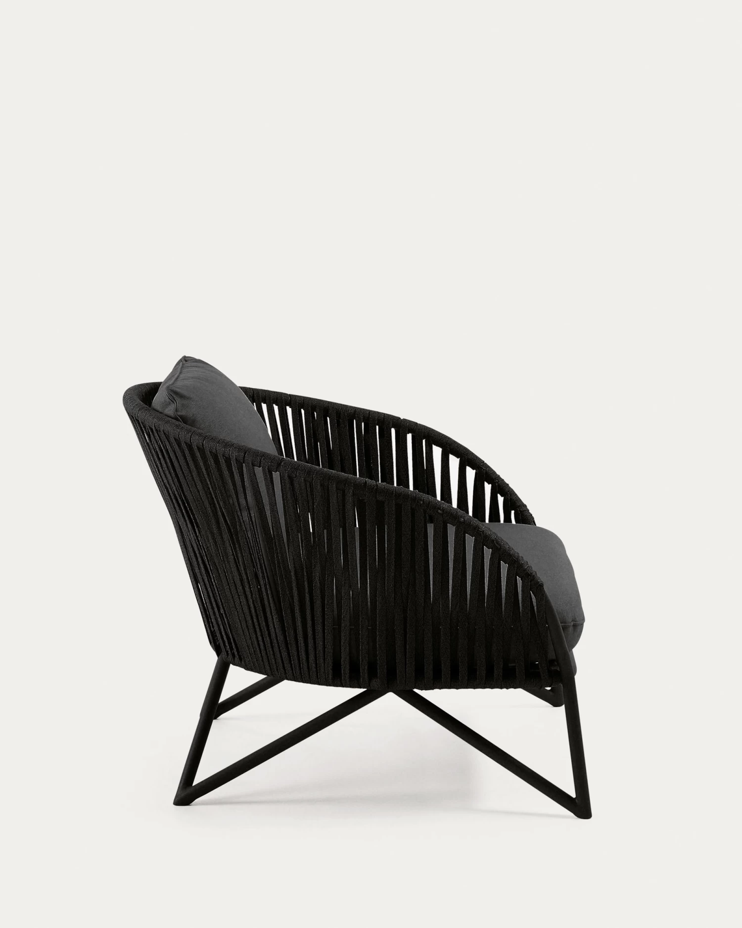 Branzie Armchair In Black Cord 7 Branzie Armchair In Black Cord - Image 5
