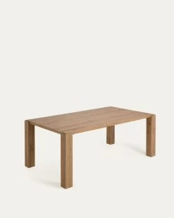 Deyanira Table With Oak Veneer And Solid Oak Legs 200 X 100 Cm | Kave Home
