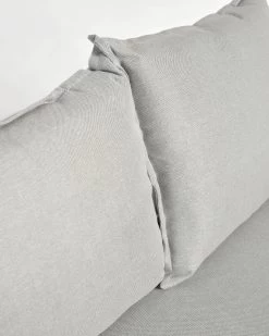 Mareluz 3 Seater Sofa In White Steel 197 Cm | Kave Home -Quality Furniture Store IT0365J03 1D03