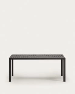 Culip Aluminium Outdoor Table In Powder Coated Grey Finish 180 X 90 Cm | Kave Home