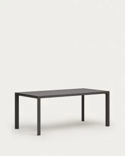 Culip Aluminium Outdoor Table In Powder Coated Grey Finish 180 X 90 Cm | Kave Home -Quality Furniture Store J0100008NN02 1V02