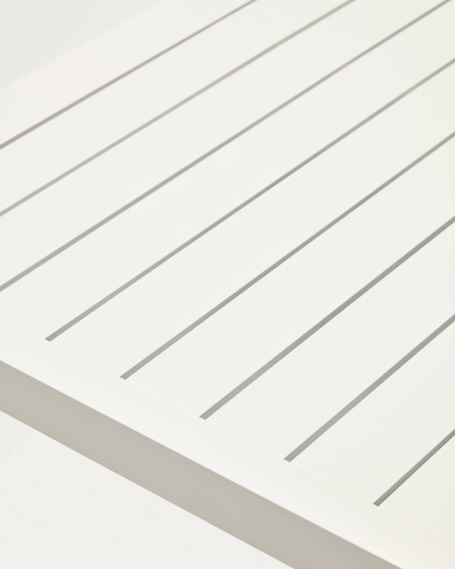 Culip Aluminium Outdoor Table With White Finish 180 X 90 Cm | Kave Home 9 Culip Aluminium Outdoor Table With White Finish 180 X 90 Cm | Kave Home - Image 7