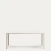 Culip Aluminium Outdoor Table With White Finish 180 X 90 Cm | Kave Home -Quality Furniture Store J0100008NN05 1V01