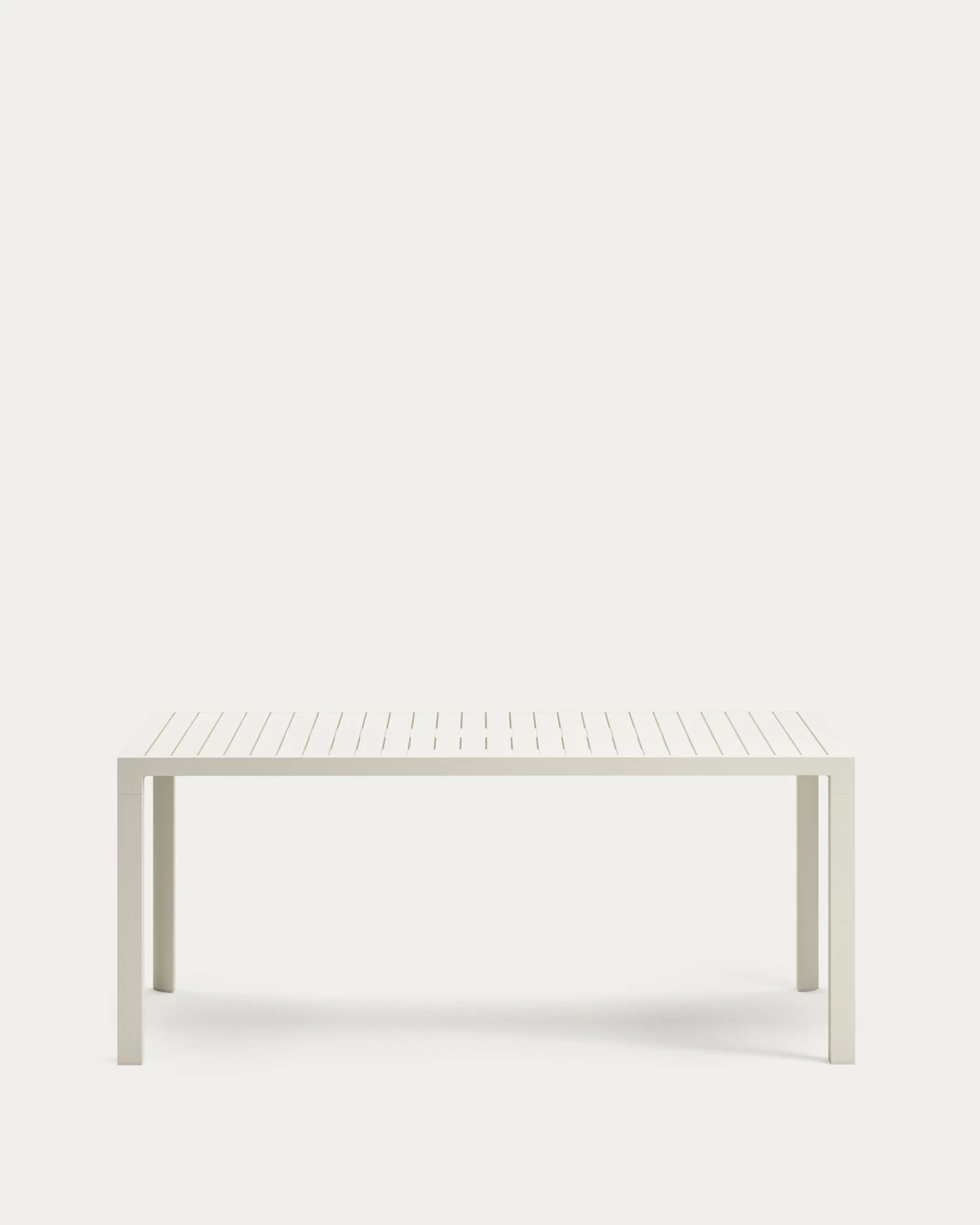 Culip Aluminium Outdoor Table With White Finish 180 X 90 Cm | Kave Home 3 Culip Aluminium Outdoor Table With White Finish 180 X 90 Cm | Kave Home
