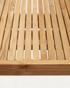 Canadell 100% Outdoor Solid Recycled Teak Table 220 X 100 Cm | Kave Home -Quality Furniture Store J0100032MM46 1D03