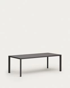 Culip Aluminium Outdoor Table In Powder Coated Grey Finish 220 X 100 Cm | Kave Home -Quality Furniture Store J0100037NN02 1V02
