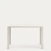 Culip Aluminium Outdoor Bar Table In Powder Coated White Finish 150 X 77 Cm | Kave Home 2 Culip Aluminium Outdoor Bar Table In Powder Coated White Finish 150 X 77 Cm | Kave Home -Quality Furniture Store J0100040NN05 1V01