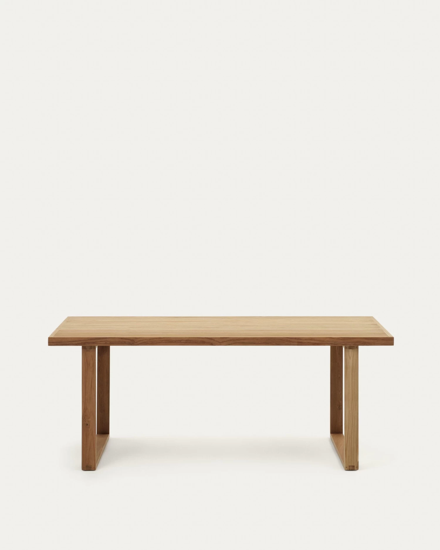 Canadell 100% Outdoor Solid Recycled Teak Table 180 X 90 Cm | Kave Home 3 Canadell 100% Outdoor Solid Recycled Teak Table 180 X 90 Cm | Kave Home