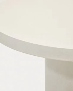 Aiguablava Round Table In White Cement, Ø 120 Cm 8 Aiguablava Round Table In White Cement, Ø 120 Cm -Quality Furniture Store J0100043PR05 1D01