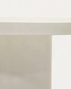 Aiguablava Round Table In White Cement, Ø 120 Cm 9 Aiguablava Round Table In White Cement, Ø 120 Cm -Quality Furniture Store J0100043PR05 1D02