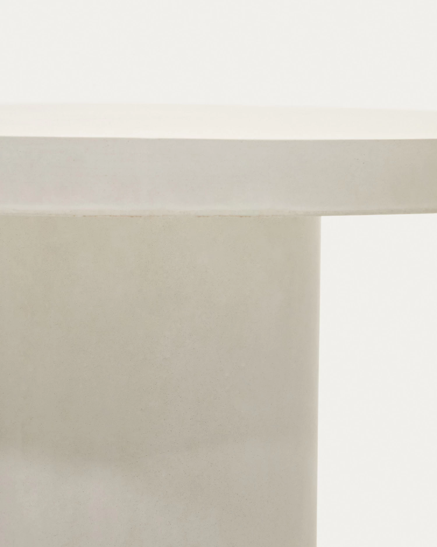 Aiguablava Round Table In White Cement, Ø 120 Cm 6 Aiguablava Round Table In White Cement, Ø 120 Cm - Image 4