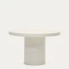 Aiguablava Round Table In White Cement, Ø 120 Cm -Quality Furniture Store J0100043PR05 1V01