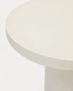 Aiguablava Round Table In White Cement à 90 Cm | Kave Home 9 Aiguablava Round Table In White Cement à 90 Cm | Kave Home -Quality Furniture Store J0100044PR05 1D01
