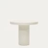 Aiguablava Round Table In White Cement Ã 90 Cm | Kave Home -Quality Furniture Store J0100044PR05 1V01