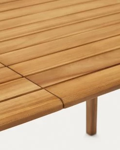 Thianna Extendable Outdoor Table Made From Solid Acacia Wood 180 (240) X 90 Cm | Kave Home -Quality Furniture Store J0200001MM43 1D03