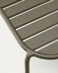 Joncols Outdoor Aluminium Coffee Table With Powder Coated Green Finish Ã 110 X 62 Cm | Kave Home -Quality Furniture Store J0300001NN19 1D01