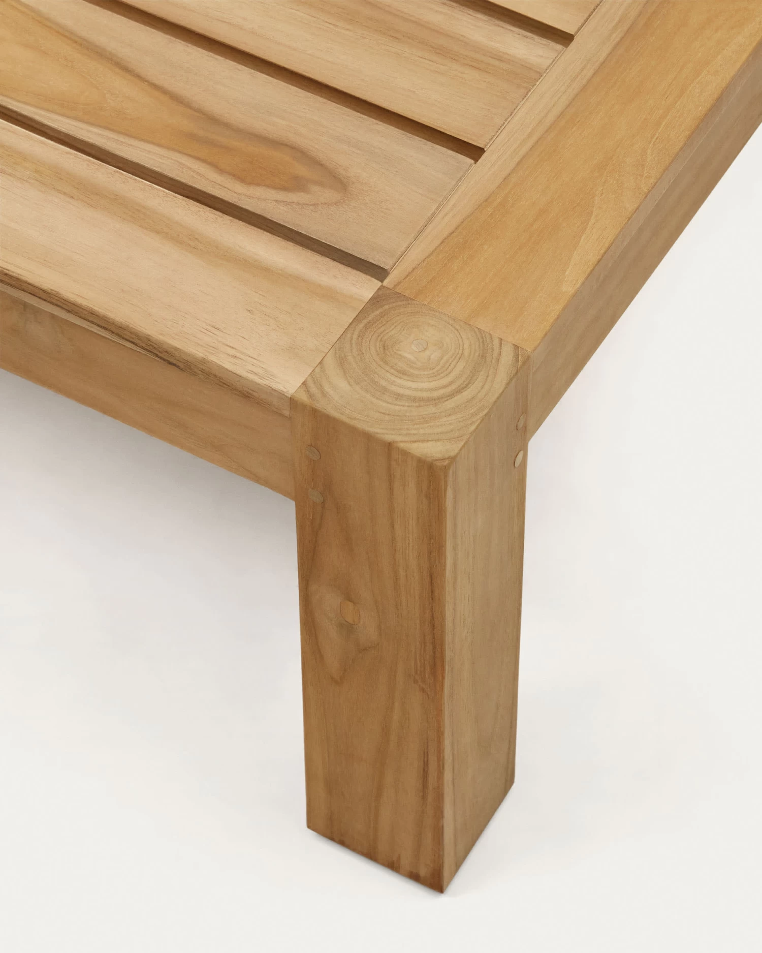 Forcanera Coffee Table In Solid Teak 150 X 71 Cm | Kave Home 7 Forcanera Coffee Table In Solid Teak 150 X 71 Cm | Kave Home - Image 5