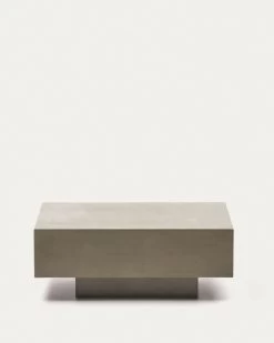 Rustella Cement Coffee Table 80 X 60 Cm | Kave Home
