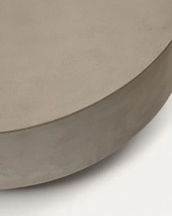 Garbet Cement Coffee Table Ã 80 Cm | Kave Home -Quality Furniture Store J0300032PR03 1D02
