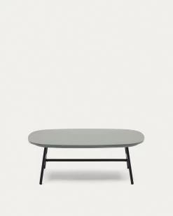 Bramant Steel Coffee Table With Black Finish 100 X 60 Cm | Kave Home 13 Bramant Steel Coffee Table With Black Finish 100 X 60 Cm | Kave Home -Quality Furniture Store J0300035RR02 1V02