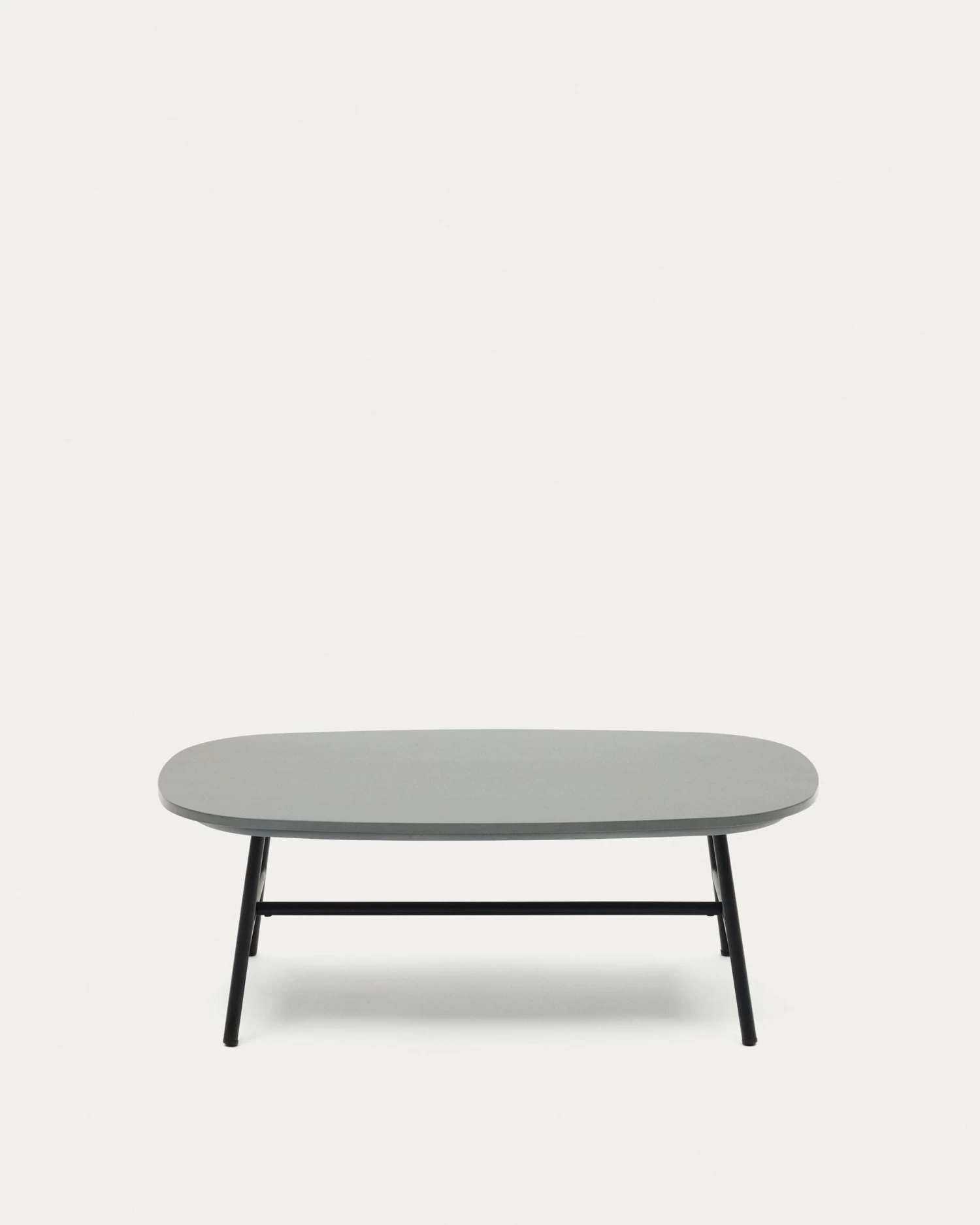 Bramant Steel Coffee Table With Black Finish 100 X 60 Cm | Kave Home 8 Bramant Steel Coffee Table With Black Finish 100 X 60 Cm | Kave Home - Image 6