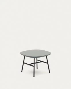 Bramant Side Table In Steel With Black Finish 60 X 60 Cm | Kave Home