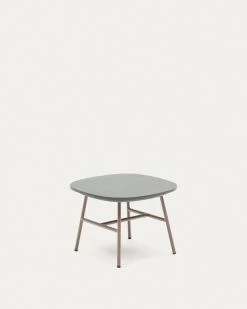 Bramant Steel Side Table With Mauve Finish 60 X 60 Cm | Kave Home