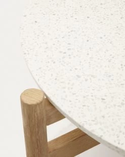 Pola Solid Eucalyptus Wood And Cement Coffee Table à 844 Cm FSC | Kave Home 11 Pola Solid Eucalyptus Wood And Cement Coffee Table à 844 Cm FSC | Kave Home -Quality Furniture Store J0300042PR05 1D02