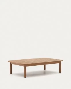 Sacova Solid Eucalyptus Wood Coffee Table 100% Outdoor Suitable 140 X 89 Cm | Kave Home -Quality Furniture Store J0300043MM46 1V02