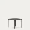 Joncols Aluminium Side Table In Powder Coated Grey Finish Ã 60 Cm | Kave Home -Quality Furniture Store J0400001NN02 1V01