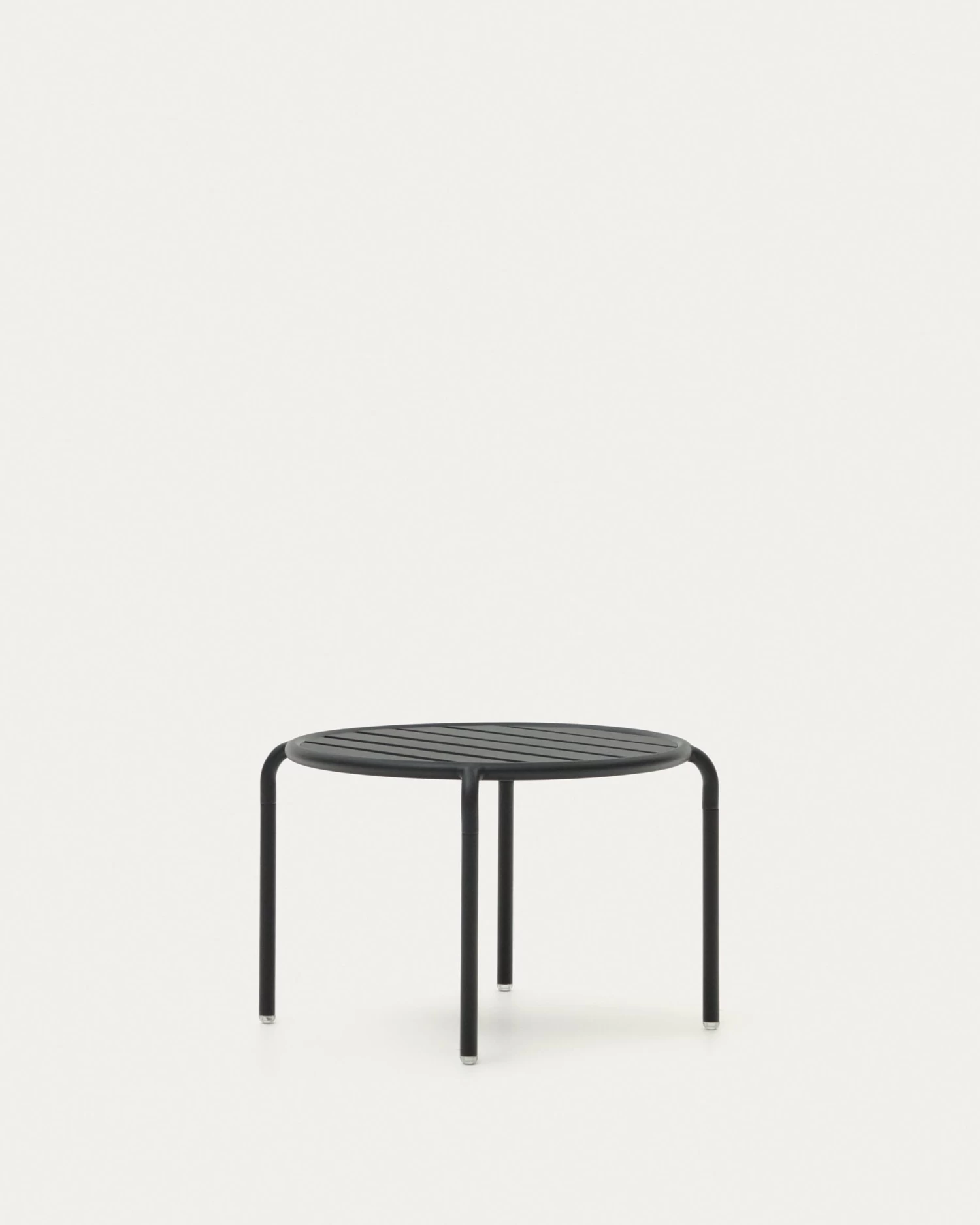 Joncols Aluminium Side Table In Powder Coated Grey Finish à 60 Cm | Kave Home 3 Joncols Aluminium Side Table In Powder Coated Grey Finish à 60 Cm | Kave Home