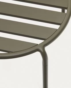 Joncols Outdoor Aluminium Side Table With Powder Coated Green Finish à 60 Cm | Kave Home 10 Joncols Outdoor Aluminium Side Table With Powder Coated Green Finish à 60 Cm | Kave Home -Quality Furniture Store J0400001NN19 1D01